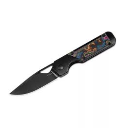 Kizer Mini Militaw Titanium FatCarbon 80s