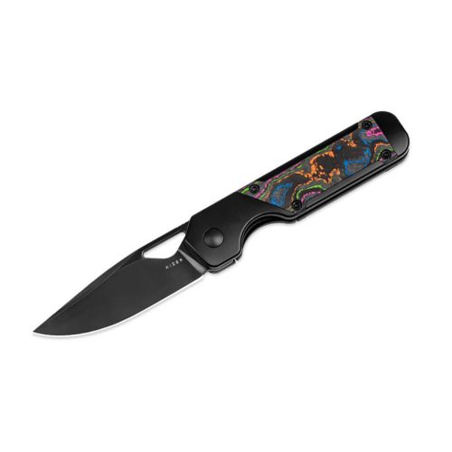 Kizer Mini Militaw Titanium FatCarbon 80s