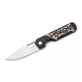 Kizer Mini Militaw Titanium Carbon Fiber Vine