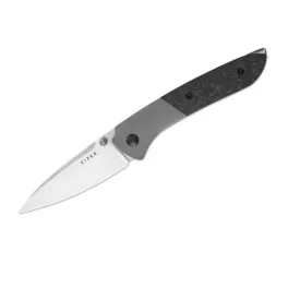 Kizer Spitfire - Titanium/Shred Carbon Fiber