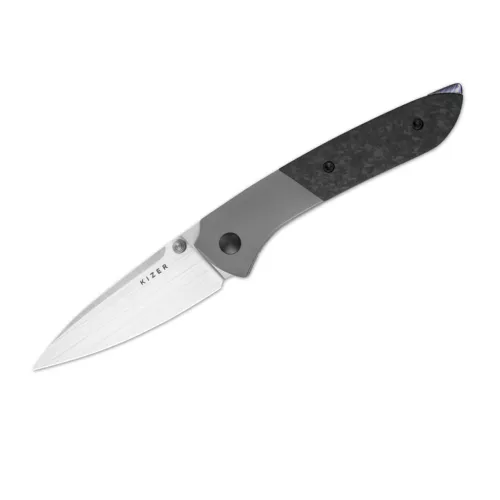 Kizer Spitfire - Titanium/Shred Carbon Fiber
