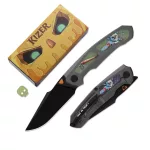 Kizer Feweed XL Halloween Limited Edition - Titanium & GID G10