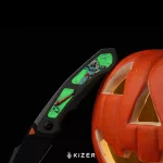 Kizer Feweed XL Halloween Limited Edition - Titanium & GID G10