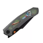 Kizer Feweed XL Halloween Limited Edition - Titanium & GID G10