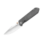 Kizer Harpoon Fold Titanium/Black Micarta Elmax