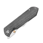 Kizer Harpoon Fold Titanium/Black Micarta Elmax