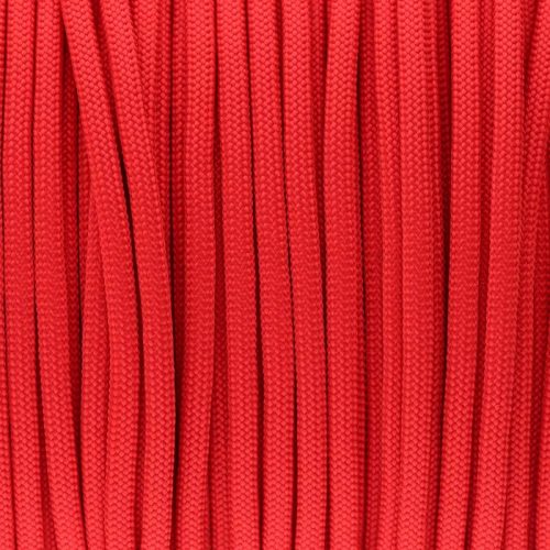 Scarlet Red - 550 Paracord Type III.