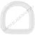 Paracord D-ring White 20 x 4 mm