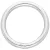 Paracord O-Ring Silver 20 x 3 mm