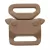 Paracord Fém Csat 15 mm-es Safe Lock - Brown