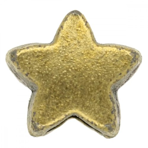Paracord dísz - Metal Gyöngy Csillag - Antique Brass