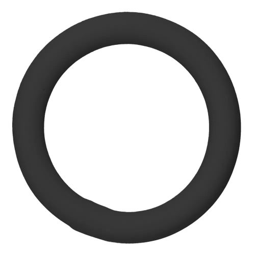 Paracord O-Ring Black Silicone 20 x 4 mm