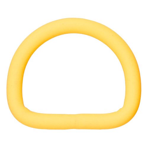 Paracord D-Ring Yellow Silicone 20 x 4 mm