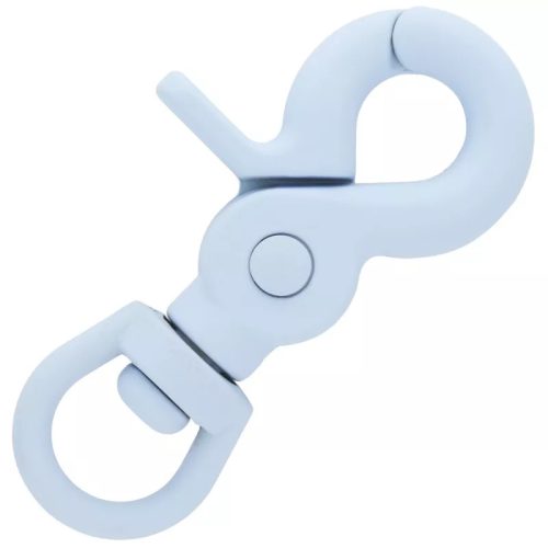 Paracord Swivel eye Blue Silicone Clip Carabiner 60 mm