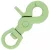 Paracord Swivel eye Green Silicone Clip Carabiner 60 mm
