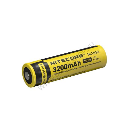 Nitecore 18650 3,7V 3200 mAh akkumulátor