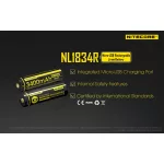 Nitecore 18650 3,7V 3400mAh USB-s akkumulátor
