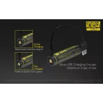 Nitecore 18650 3,7V 3400mAh USB-s akkumulátor