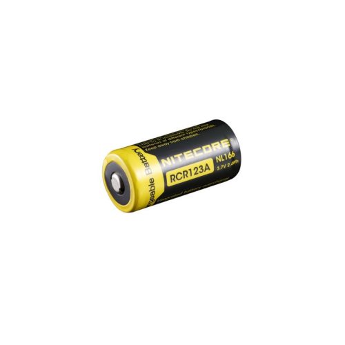 Nitecore RCR123A 3,7V 650 mAh akkumulátor