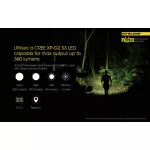 Nitecore NU20 Fejlámpa (360 lumens) - Black