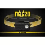 Nitecore NU20 Fejlámpa (360 lumens) - Black