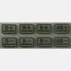 Helikon-Tex AB+ Vércsoportjelző Tépőzáras Patch - Olive Green