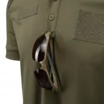 Military Polo Shirt - TopCool Lite - Olive Green/PL Woodland