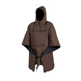   Helikon-Tex Swagman Roll Poncho - Climashield Apex 67g - Earth Brown