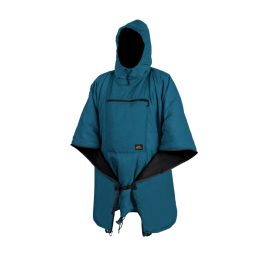   Helikon-Tex Swagman Roll Poncho - Climashield Apex 67g - Aqua Blue