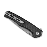 Sencut S21012-2 Crowley Micarta Black