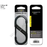 Nite Ize S-Biner 5 Black - rozsdamentes karabiner