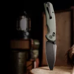 Trivisa Hornet - Green Micarta
