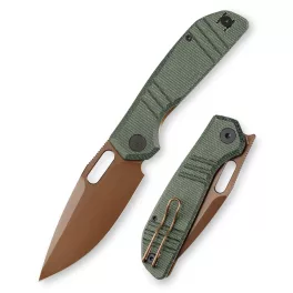 Trivisa Gecko - Green Micarta
