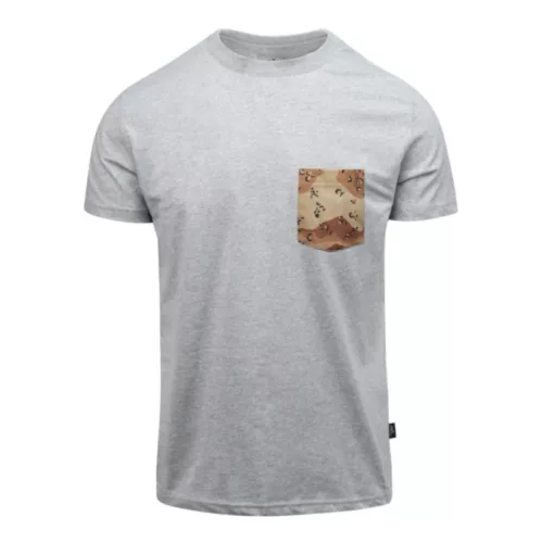 Helikon-Tex T-shirt 6 Color Desert Pocket - Mid Grey Melange
