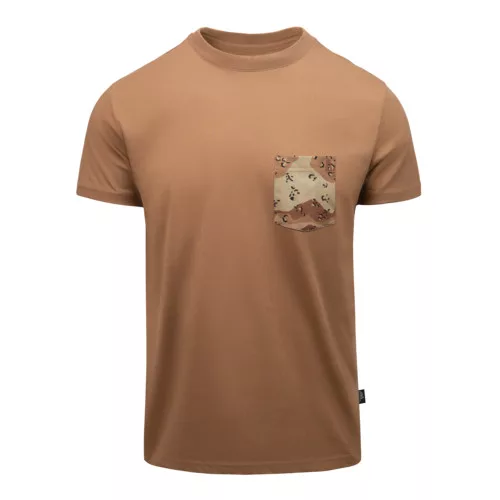 Helikon-Tex T-shirt 6 Color Desert Pocket - Mud Brown
