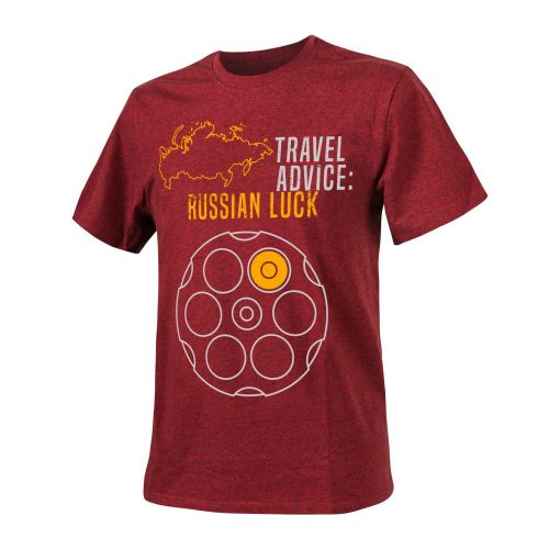 Helikon-Tex Travel Advice: Russian Luck póló - Melange Red (S)