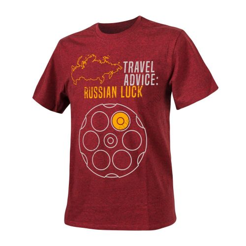 Helikon-Tex Travel Advice: Russian Luck póló - Melange Red (M)