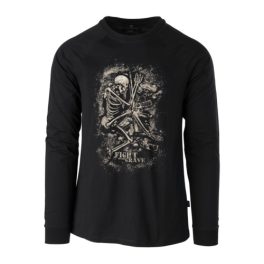 Helikon-Tex T-shirt Long Sleeve - Fight to the grave - Black