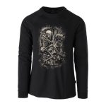 Helikon-Tex T-shirt Long Sleeve - Fight to the grave - Black