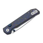 Kizer Begleiter 2.9 Blue Vortex Pattern Micarta