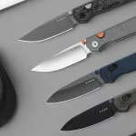 Kizer Begleiter 2.9 Blue Vortex Pattern Micarta