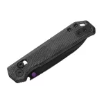 Kizer Begleiter 2.9 Black Vortex Pattern Micarta