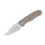 Kizer Drop Bear 2 Nitro-V Tan Micarta
