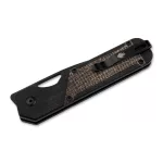 Kizer Militaw G10 Black Micarta Brown