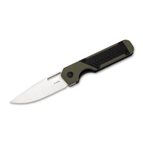 Kizer Mini Militaw G10 Green/Black