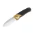 Kizer Gavel Brass/Micarta Black