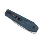Kizer Tomb Blue/Black Damascus G10