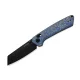 Kizer Madrac Nitro-V Blue & Grey Vortex Micarta