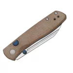 Kizer Renissance Brown Norplex Ultrex Micarta