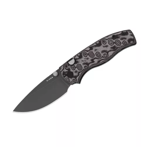 Kizer Glaux Black Vortex Micarta